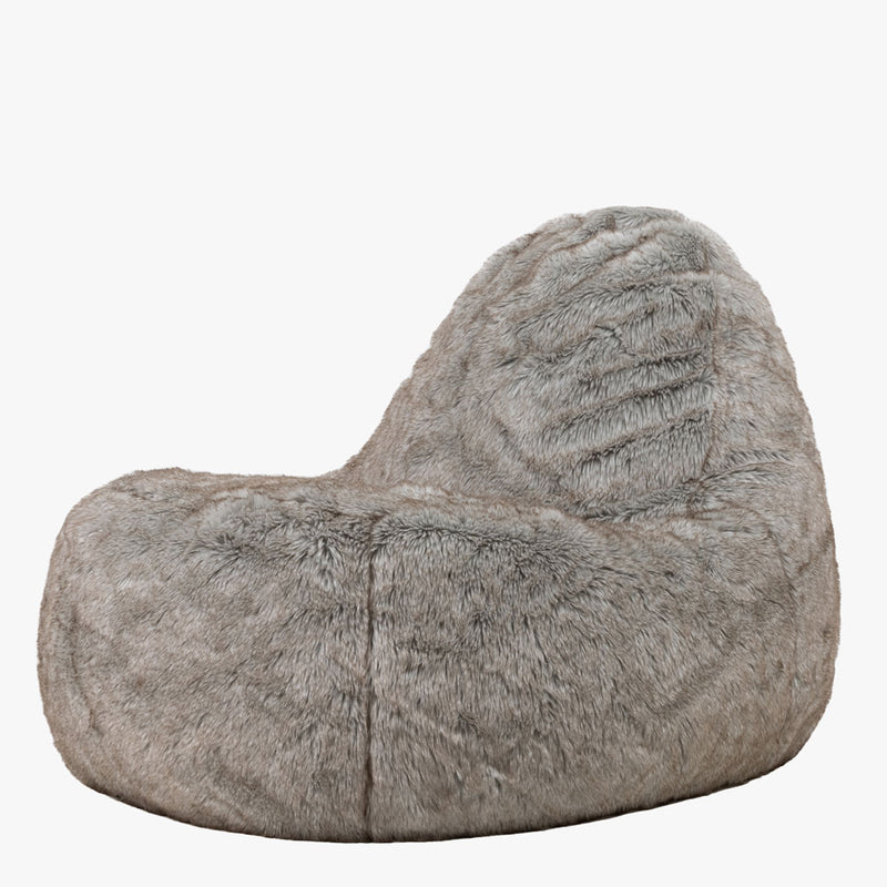 Faux Fur Dream Lounger Bean Bag - Lapin
