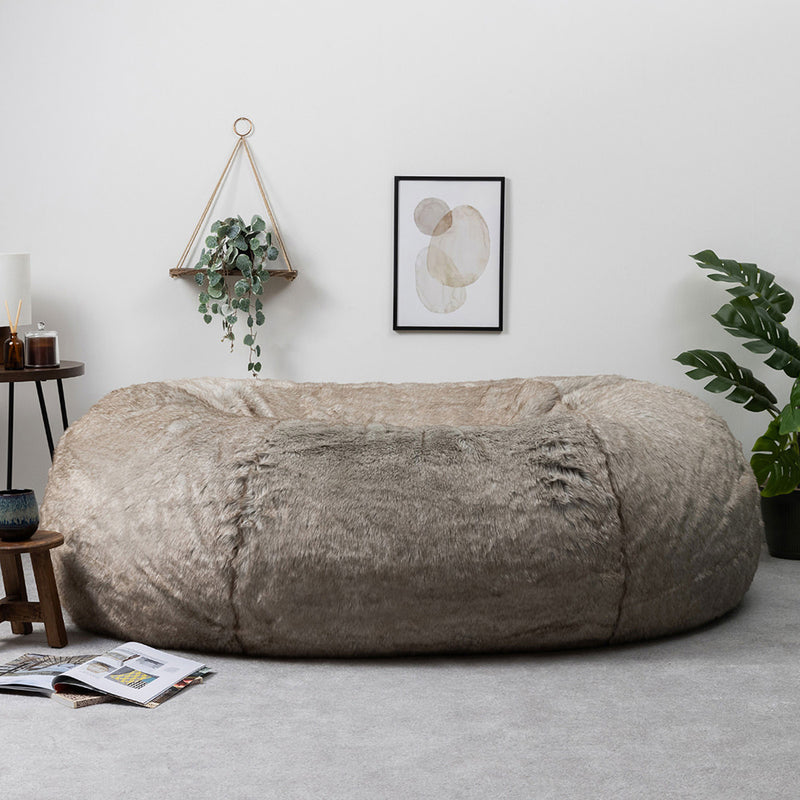 Lapin Cloud Two-seater Faux Fur Bean Bag