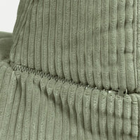 Noa Modular Jumbo Cord Bean Bag Sofa - Sage Green