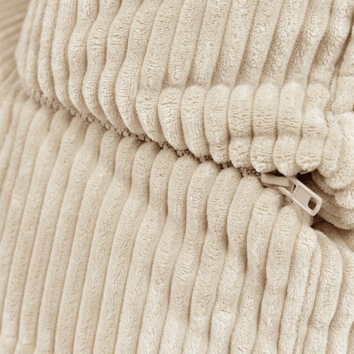Noa Modular Jumbo Cord Bean Bag Sofa - Stone