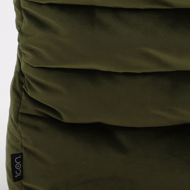 Kota Velvet Sofa - Olive